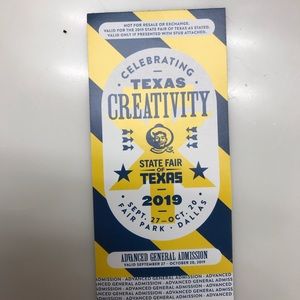 Fair ticket available to use untill 20th